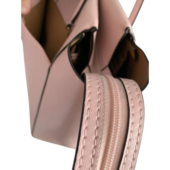 New Tory Burch Blush Pink Parker Large Tote Bag Shoulder Purse Handbag - Picture 14 of 16